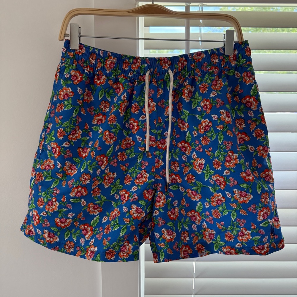 POLO RALPH LAUREN FLORAL SWIM TRUNKS SIZE L
